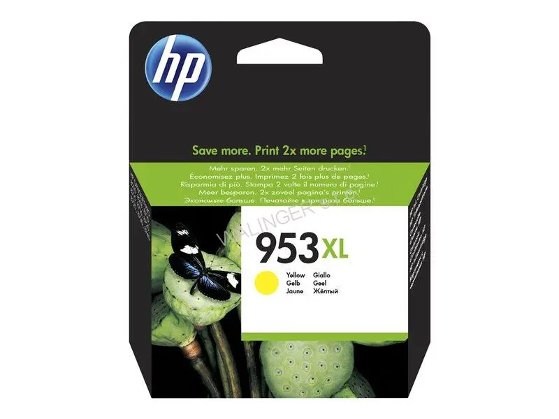 HP 953XL ink. náplň - yellow 20ml